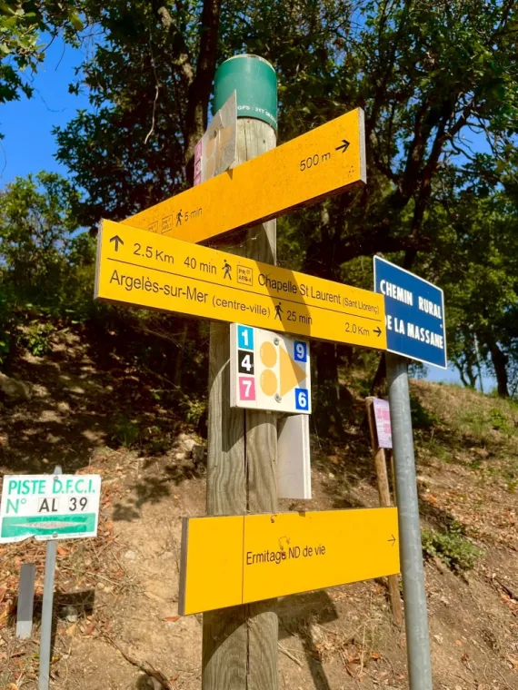 Randonnées et Enduro au départ du Domaine Camping des Mimosas, Argelès-sur-Mer, Domaine des Mimosas