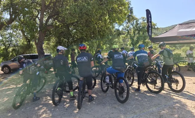 FAN DE VTT, ENDURO, COUNTRY ? DEPART DU CAMPING DES MIMOSAS..., Argelès-sur-Mer, Domaine des Mimosas